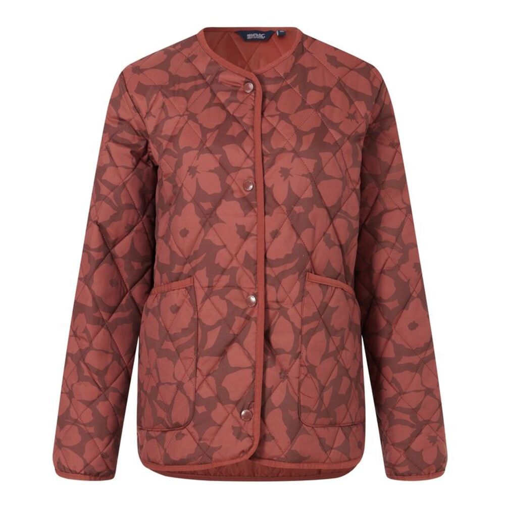 Regatta Womens/Ladies Maia Shadow Flower Quilted Jacket / Dark Cherry